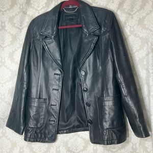Vintage Express Leather Coat S